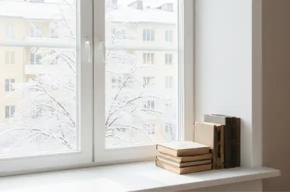 Белые откосы из пластика  со скидкой 30%