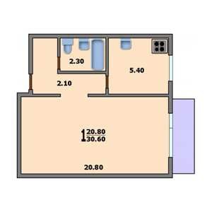 Дом II-18-9 планировка однокомнатной квартиры