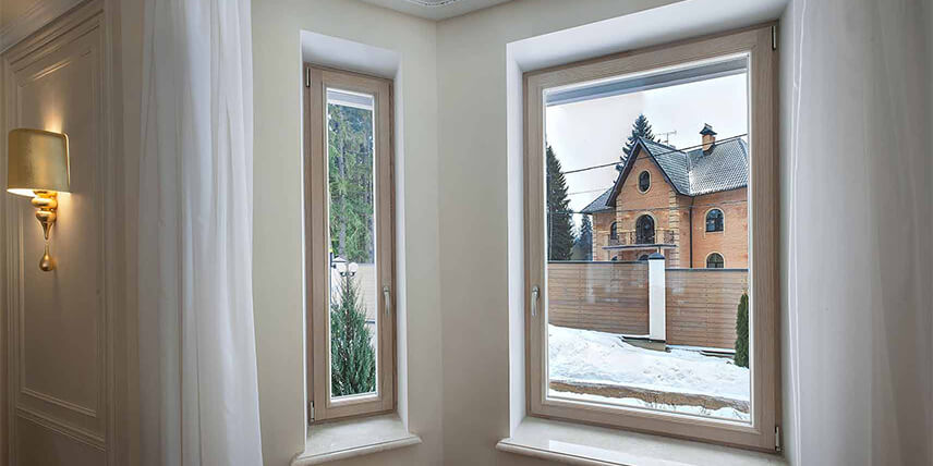 Деревянные окна нестандартных форм — арки, иллюминаторы, многоугольники - 1