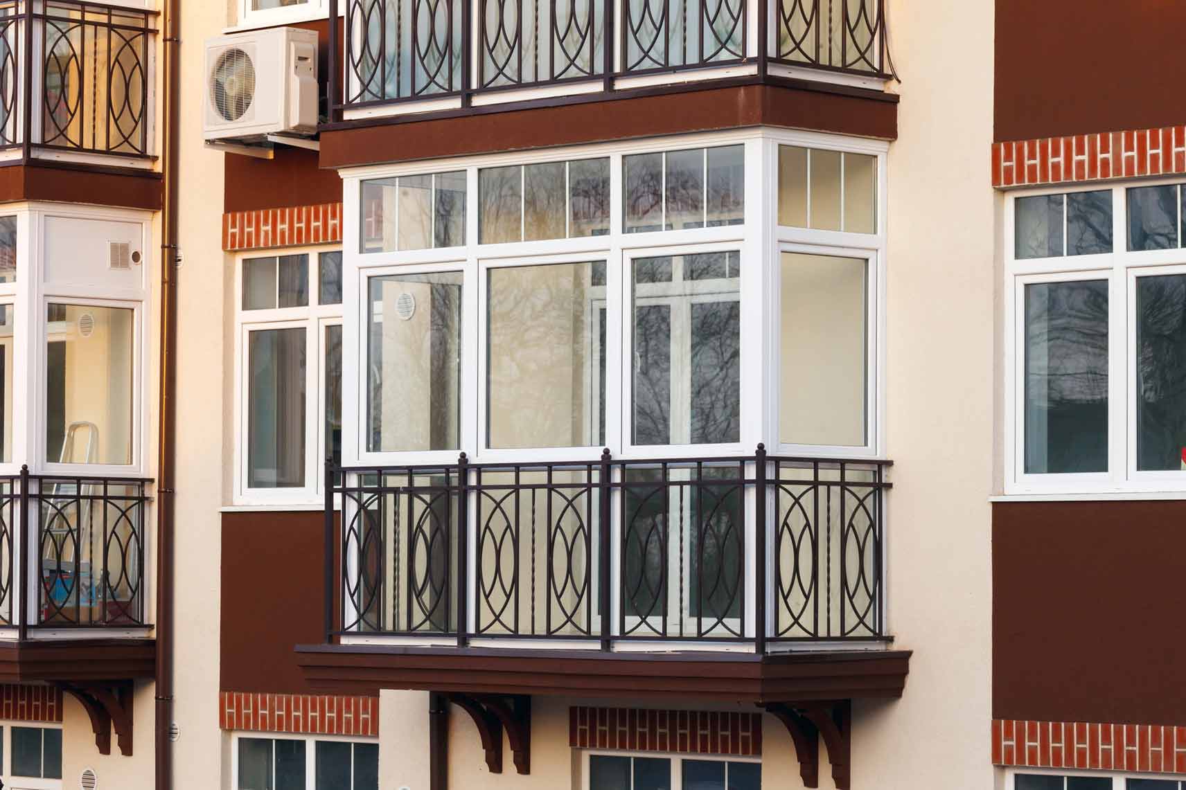 Наружная отделка балконов и лоджий